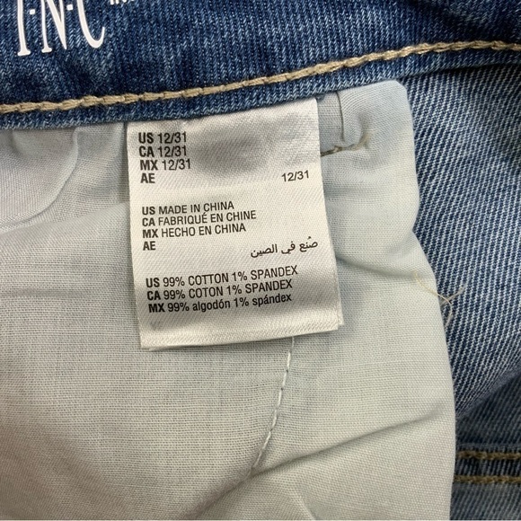 Inc Denim International Concepts. Fashion Basic High Rise. Indigo. Size 12//31. - Picture 8 of 8